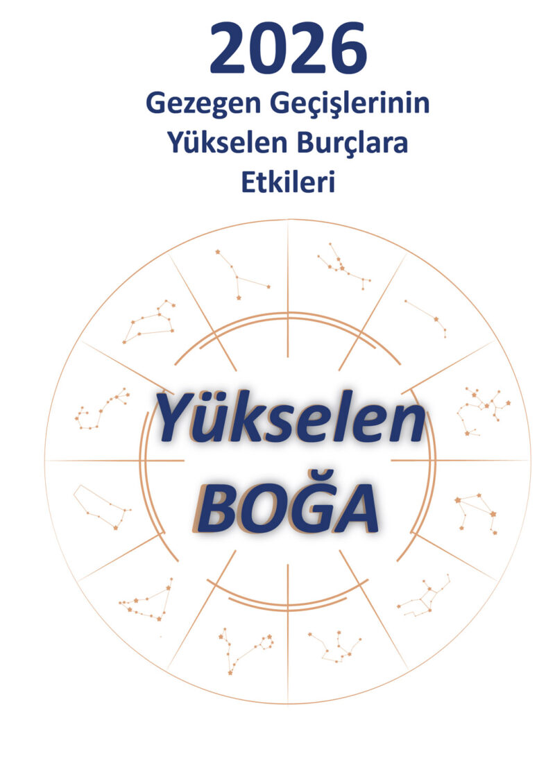 2026 Gezegen Geçişlerinin Yükselen Burçlara Etkileri - Boğa | Dijital içerik PDF satışı